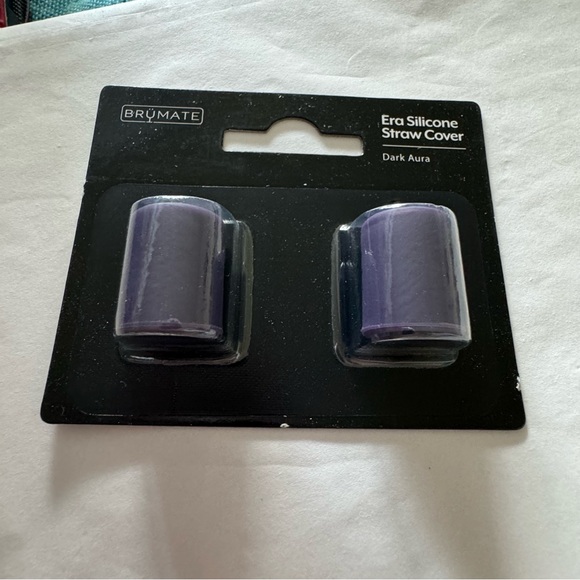 NEW! BRUMATE Dark Aura Purple Magnetic Era Straw Covers Set of 2 New in Package! - Picture 6 of 12